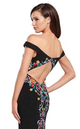 12 of 12 Ellie Wilde EW119046 Black Multi