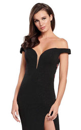 8 of 12 Ellie Wilde EW119046 Black Multi