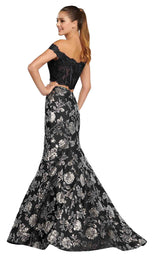 5 of 12 Ellie Wilde EW119052 Black/Silver