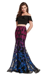 1 of 20 Ellie Wilde EW119056 Black Multi