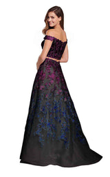 6 of 12 Ellie Wilde EW119057 Black Multi