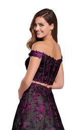 12 of 12 Ellie Wilde EW119057 Black Multi