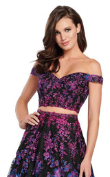 10 of 12 Ellie Wilde EW119057 Black Multi