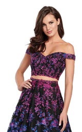 8 of 12 Ellie Wilde EW119057 Black Multi