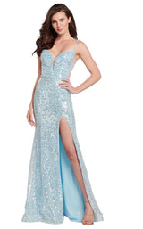 1 of 18 Ellie Wilde EW119059 Pale Blue