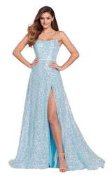 3 of 18 Ellie Wilde EW119060 Pale Blue