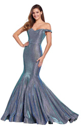 2 of 24 Ellie Wilde EW119061 Turquoise/Royal