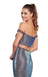 22 of 24 Ellie Wilde EW119061 Turquoise/Royal