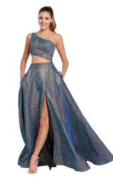 2 of 12 Ellie Wilde EW119062 Turquoise/Royal