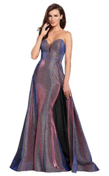 2 of 12 Ellie Wilde EW119065 Pink-Royal-Blue