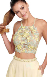 4 of 18 Ellie Wilde EW119073 Pale Yellow