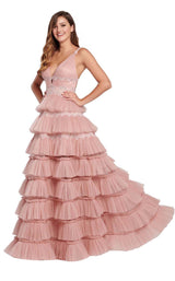 1 of 18 Ellie Wilde EW119076 Dusty Pink