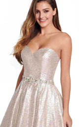 9 of 12 Ellie Wilde EW119077 Silver/Gold