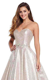 7 of 12 Ellie Wilde EW119077 Silver/Gold