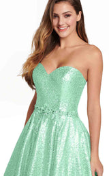 4 of 12 Ellie Wilde EW119077 Silver-Mint