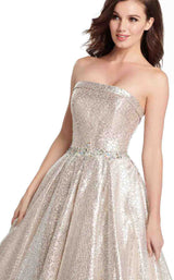 4 of 16 Ellie Wilde EW119078 Silver/Gold