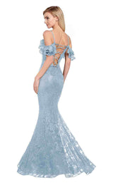 9 of 18 Ellie Wilde EW119081 Light Blue/Silver