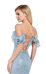 18 of 18 Ellie Wilde EW119081 Light Blue/Silver