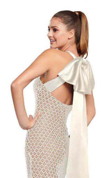 12 of 12 Ellie Wilde EW119084 Ivory/Nude