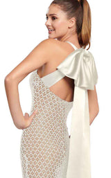 6 of 12 Ellie Wilde EW119084 Ivory/Nude