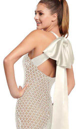 10 of 12 Ellie Wilde EW119084 Ivory/Nude