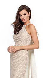 8 of 12 Ellie Wilde EW119084 Ivory/Nude