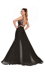 3 of 6 Ellie Wilde EW119085 Black Multi