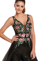 2 of 6 Ellie Wilde EW119085 Black Multi