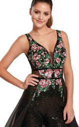 5 of 6 Ellie Wilde EW119085 Black Multi