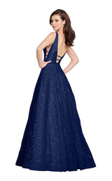 6 of 12 Ellie Wilde EW119102 Black-Royal-Blue