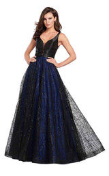 3 of 12 Ellie Wilde EW119102 Black-Royal-Blue