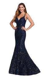 1 of 4 Ellie Wilde EW119108 Navy