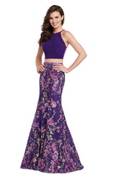 1 of 16 Ellie Wilde EW119113 Purple Multi