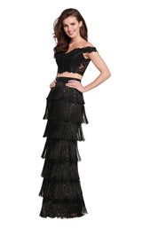 1 of 6 Ellie Wilde EW119121 Black/Gold