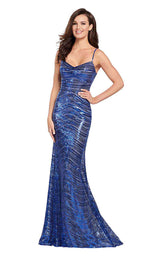 3 of 24 Ellie Wilde EW119122 Royal Blue