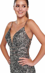 2 of 6 Ellie Wilde EW119123 Silver/Gold