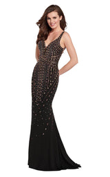 1 of 12 Ellie Wilde EW119124 Black-Rose-Gold