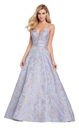 1 of 24 Ellie Wilde EW119125 Light-Periwinkle-Gold