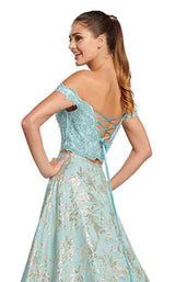 16 of 18 Ellie Wilde EW119126 Aqua-Gold