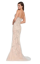 9 of 20 Ellie Wilde EW119131 Silver/Nude