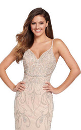 11 of 20 Ellie Wilde EW119131 Silver/Nude