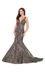 1 of 16 Ellie Wilde EW119136 Black/Gold