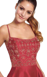6 of 18 Ellie Wilde EW119139 Wine-Rose-Gold