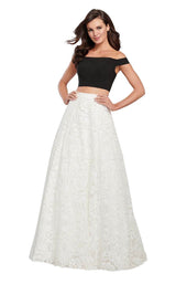 1 of 16 Ellie Wilde EW119144 White/Black
