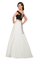 7 of 16 Ellie Wilde EW119144 White/Black