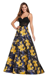 1 of 12 Ellie Wilde EW119145 Yellow Multi