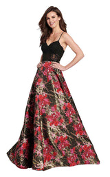 2 of 12 Ellie Wilde EW119145 Fuchsia Multi