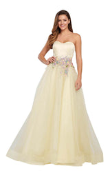 2 of 12 Ellie Wilde EW119162 Pale-Yellow-Multi