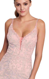 3 of 12 Ellie Wilde EW119164 Light Peach