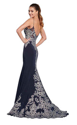 5 of 12 Ellie Wilde EW119168 Navy-Blue-Silver